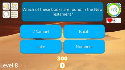 Tangkapan skrin Bible Trivia Quiz Questions