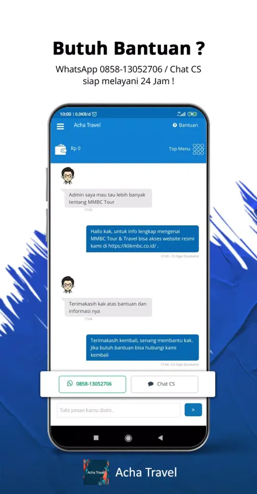 ภาพหน้าจอของ Acha Travel