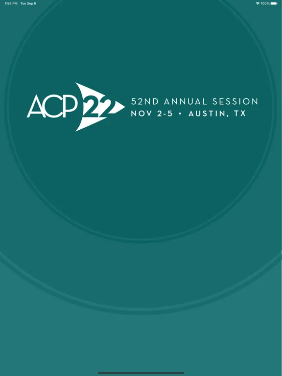 ภาพหน้าจอของ ACP 2022 iPad 