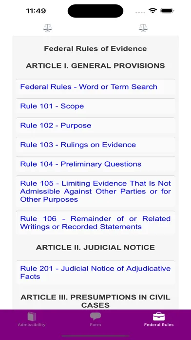Screenshot di Court Objections