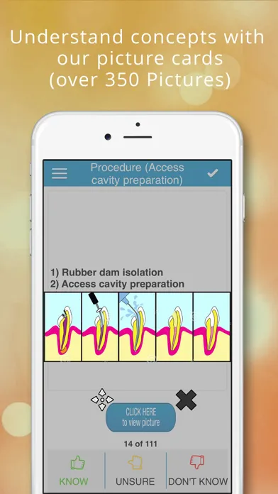 Captures d'écran de ADAT Endodontic Cram Cards