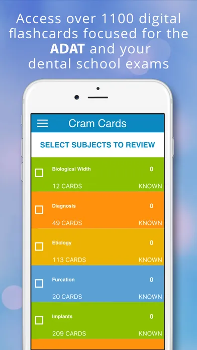 تصاویر ADAT Periodontics Cram Cards
