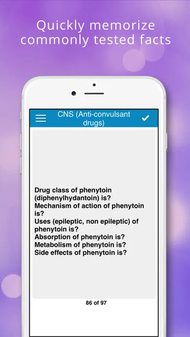 Zrzuty ekranu ADAT Pharmacology Cram Cards