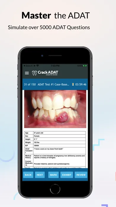 Скриншоты ADAT Advanced Dental Admission