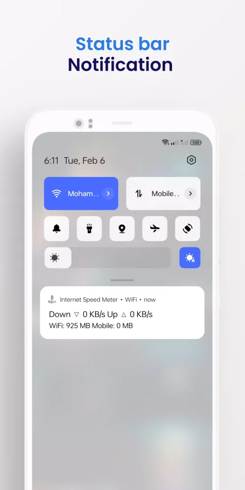Internet speed meter سکرین شاٹس