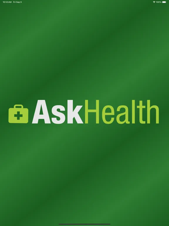 Скриншоты ASK Health iPad 