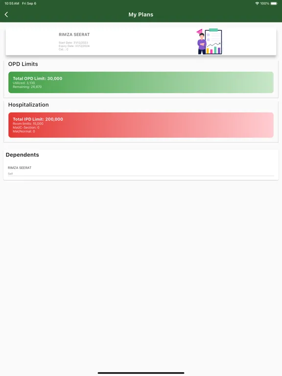 Скриншоты ASK Health iPad 