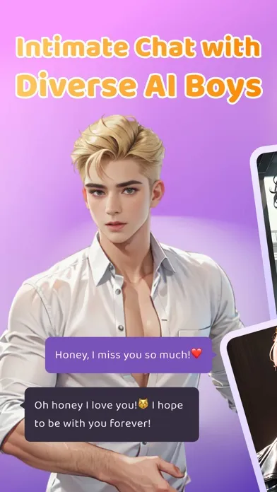 Anime Boyfriend - AI Boy Chat スクリーンショット