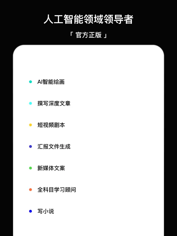 Capturas de tela do ChatGreat-中文版智能AI聊天机器人 iPad 