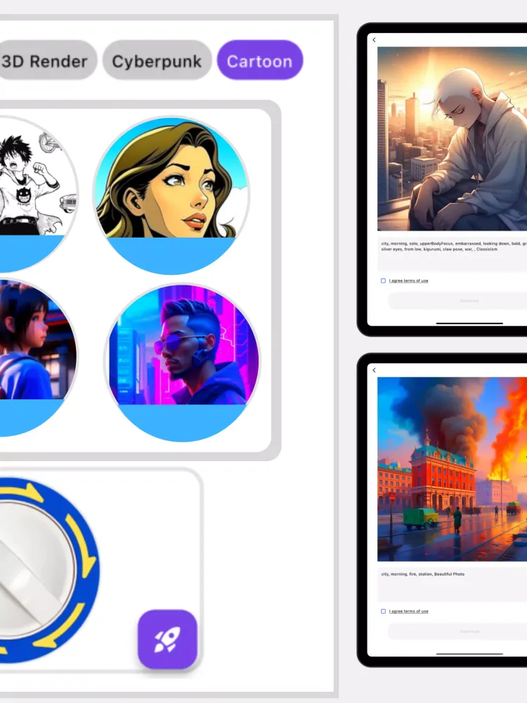 AI Art Generator Gacha.creator應用截圖