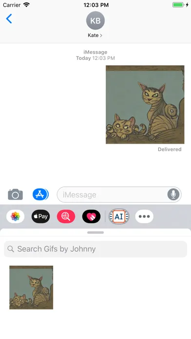 AI generated stickers Screenshots