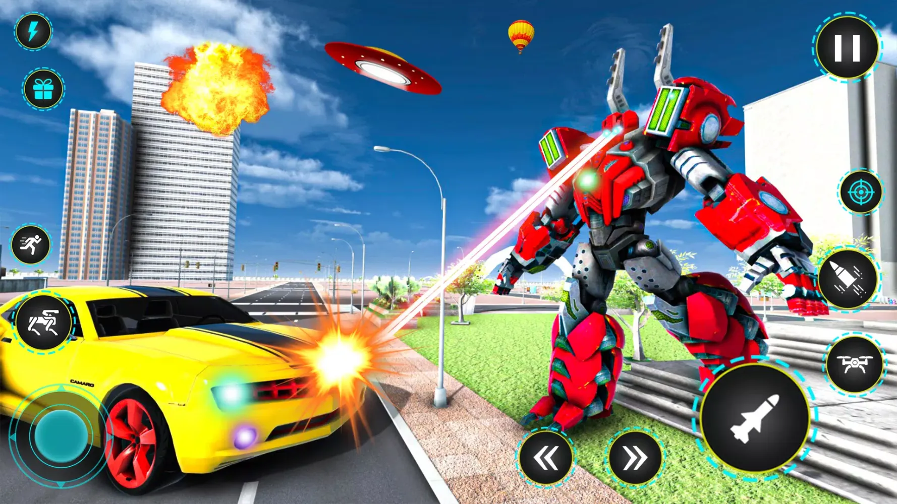 Robot Dog Fight Transform Game应用截图