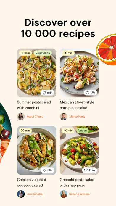 Tangkapan skrin Kitchen Stories easy Recipes