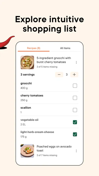 Tangkapan skrin Kitchen Stories easy Recipes