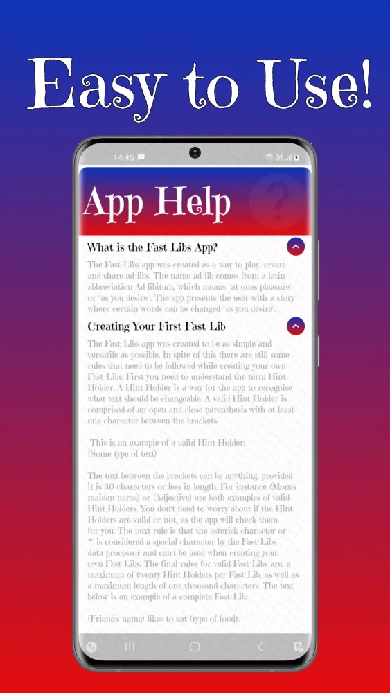 Fast-Libs Screenshots