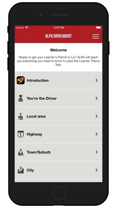 ALPA DriveAbout سکرین شاٹس