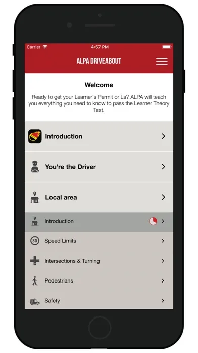 ALPA DriveAbout سکرین شاٹس