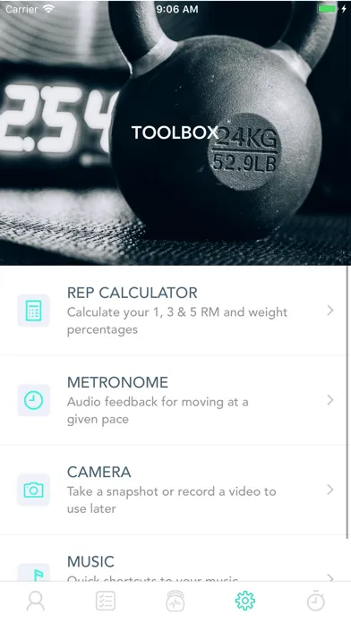 ภาพหน้าจอของ WodLog - optimize your Wod