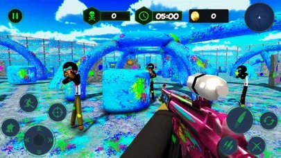 Stickman Paintball Shooting 3D应用截图