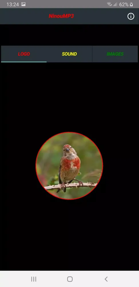 Tangkapan layar NINOU MP3
