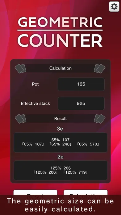 Poker GEOMETRIC COUNTER 스크린샷
