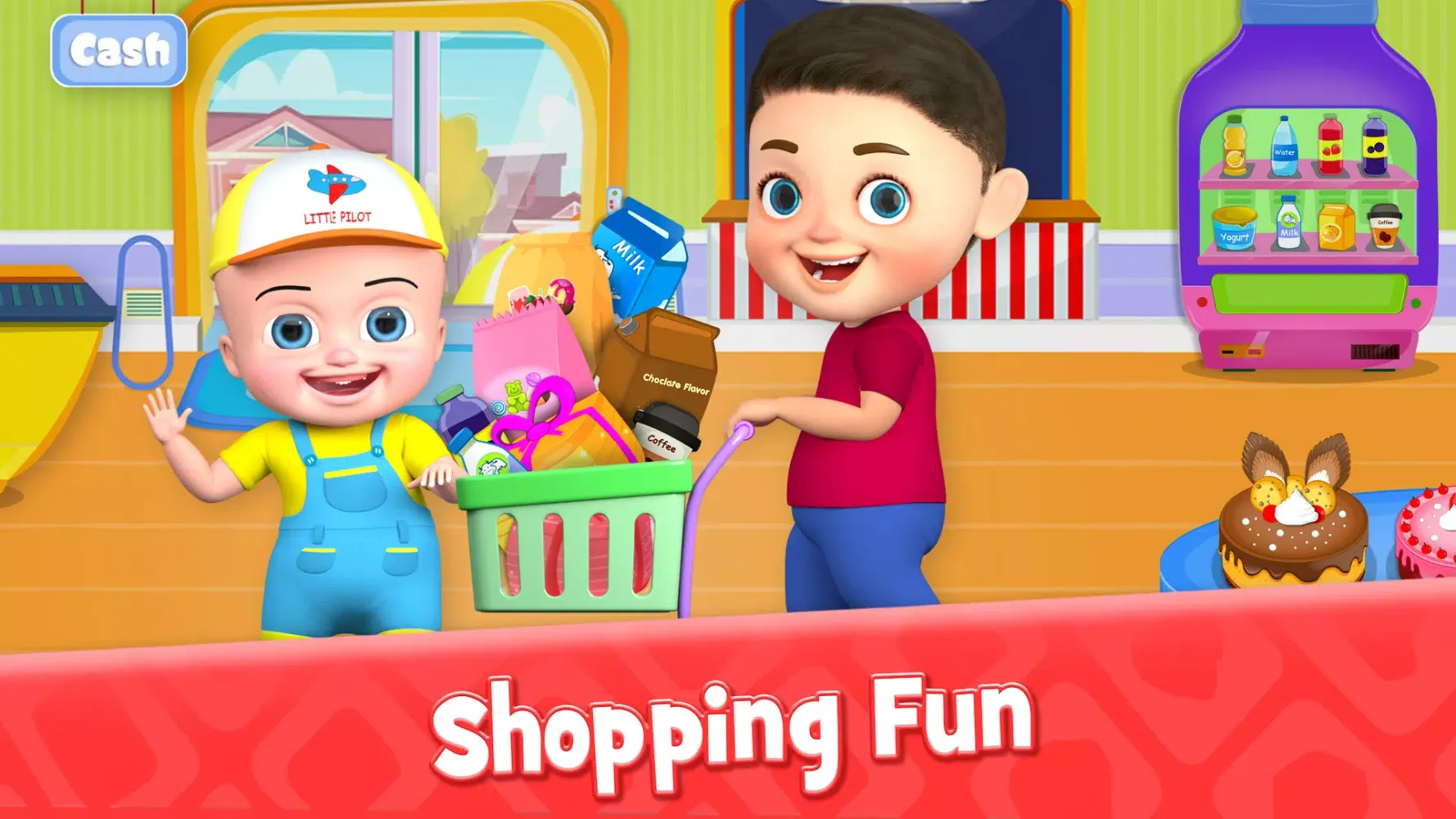 ภาพหน้าจอของ Baby BST Kids - Supermarket
