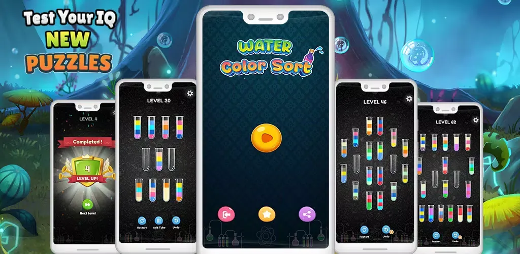 Water Color Sort Puzzle - Game Screenshots