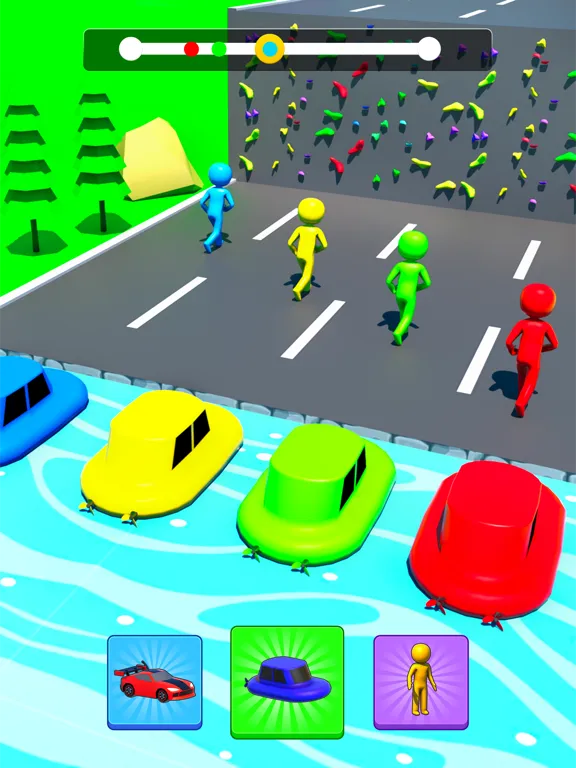 Captures d'écran de Shape Shifting: Transform Race iPad 