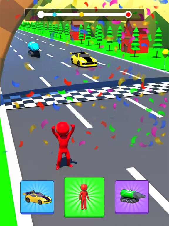 Captures d'écran de Shape Shifting: Transform Race iPad 