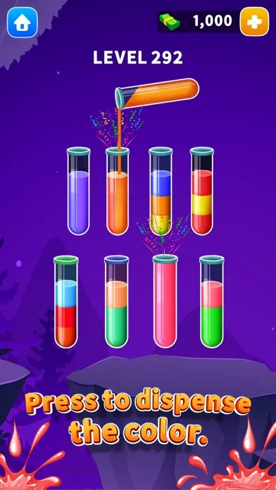 Ảnh chụp màn hình của Color Sort: Water Color Games
