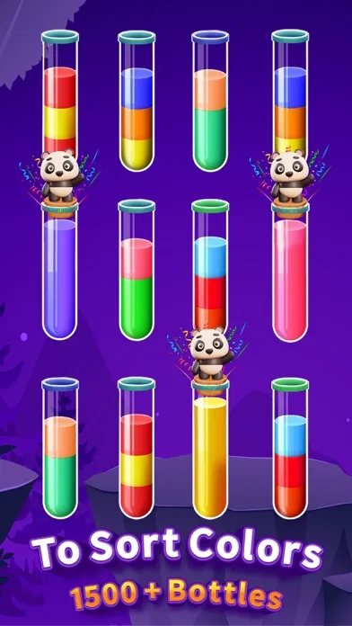 Ảnh chụp màn hình của Color Sort: Water Color Games
