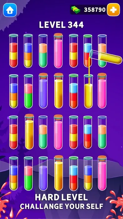 Ảnh chụp màn hình của Color Sort: Water Color Games