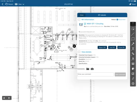 SKYSITE Projects: Construction iPad 應用截圖
