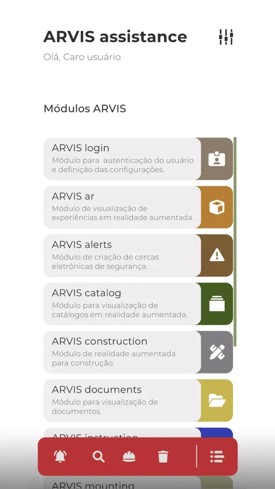 ARVIS assistance應用截圖