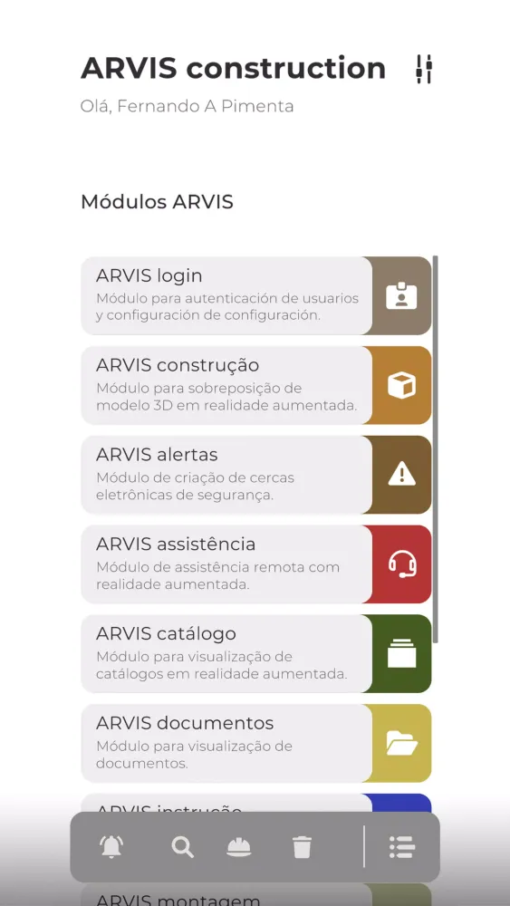 Capturas de pantalla de ARVIS construction