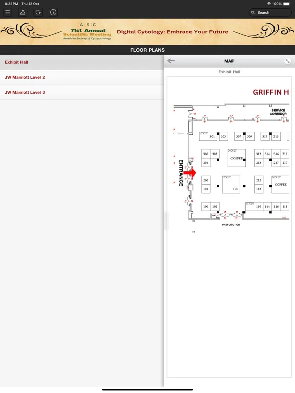 Capturas de tela do 71st Annual Scientific Meeting iPad 