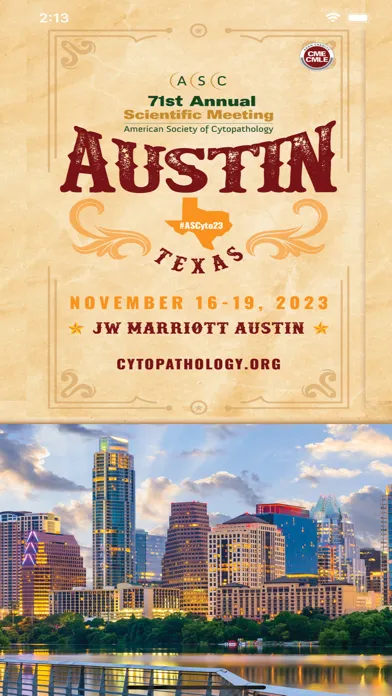 Capturas de tela do 71st Annual Scientific Meeting