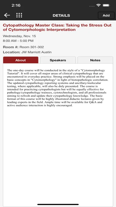 Capturas de tela do 71st Annual Scientific Meeting
