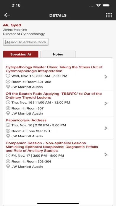 Capturas de tela do 71st Annual Scientific Meeting