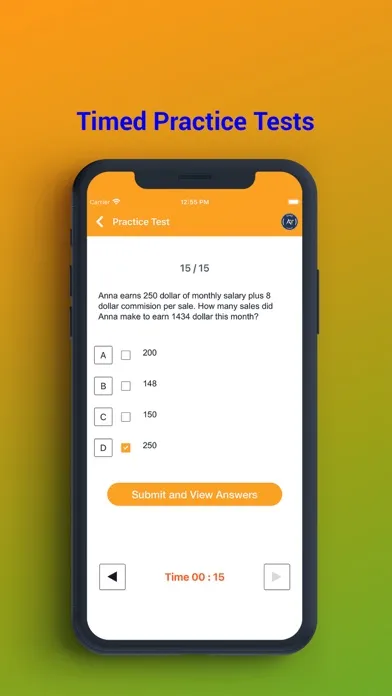 Tangkapan skrin ASVAB Tutoring