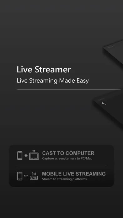 Tangkapan layar Live Streamer