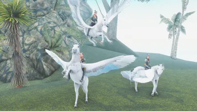 ภาพหน้าจอของ Flying Pegasus Horse New Games