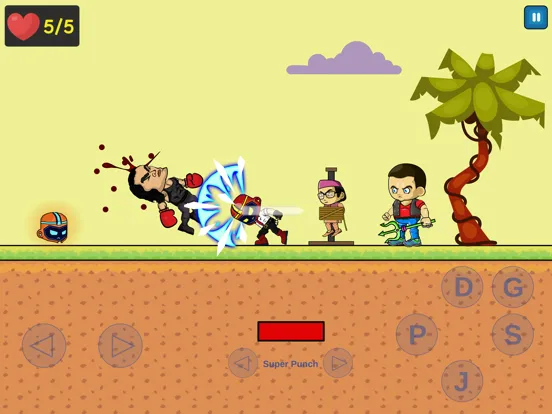Platformer Helmet iPad  スクリーンショット