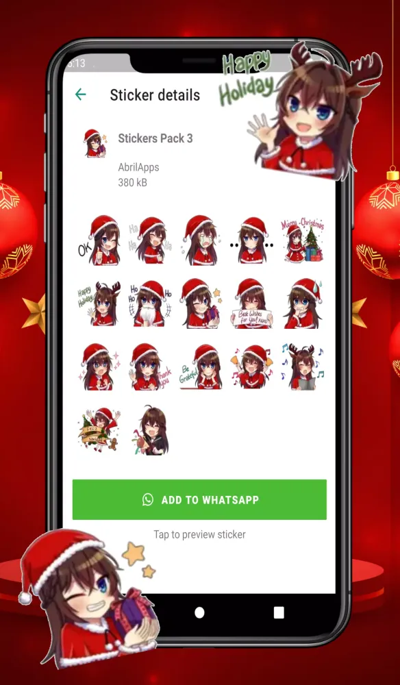 WAStickerApps Christmas 스크린샷