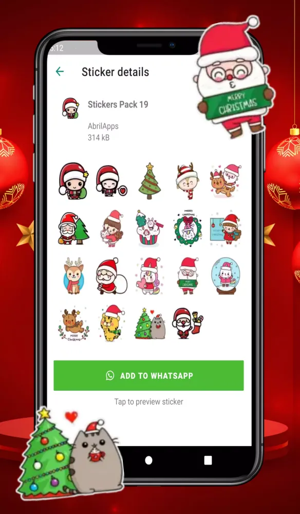 WAStickerApps Christmas 스크린샷