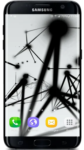 Ảnh chụp màn hình của Abstract Particles Wallpaper