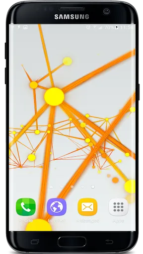 Ảnh chụp màn hình của Abstract Particles Wallpaper