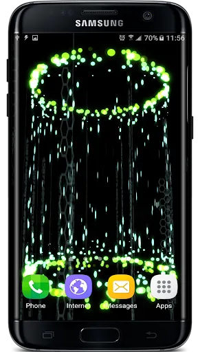 Ảnh chụp màn hình của Abstract Particles Wallpaper