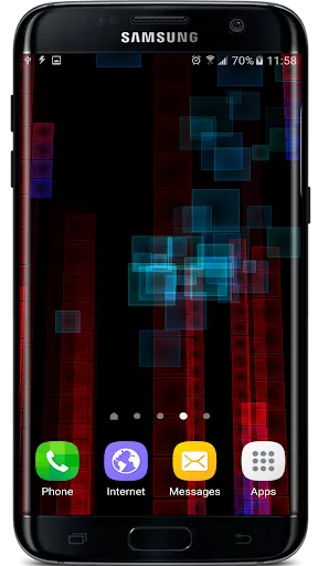 Ảnh chụp màn hình của Abstract Particles Wallpaper