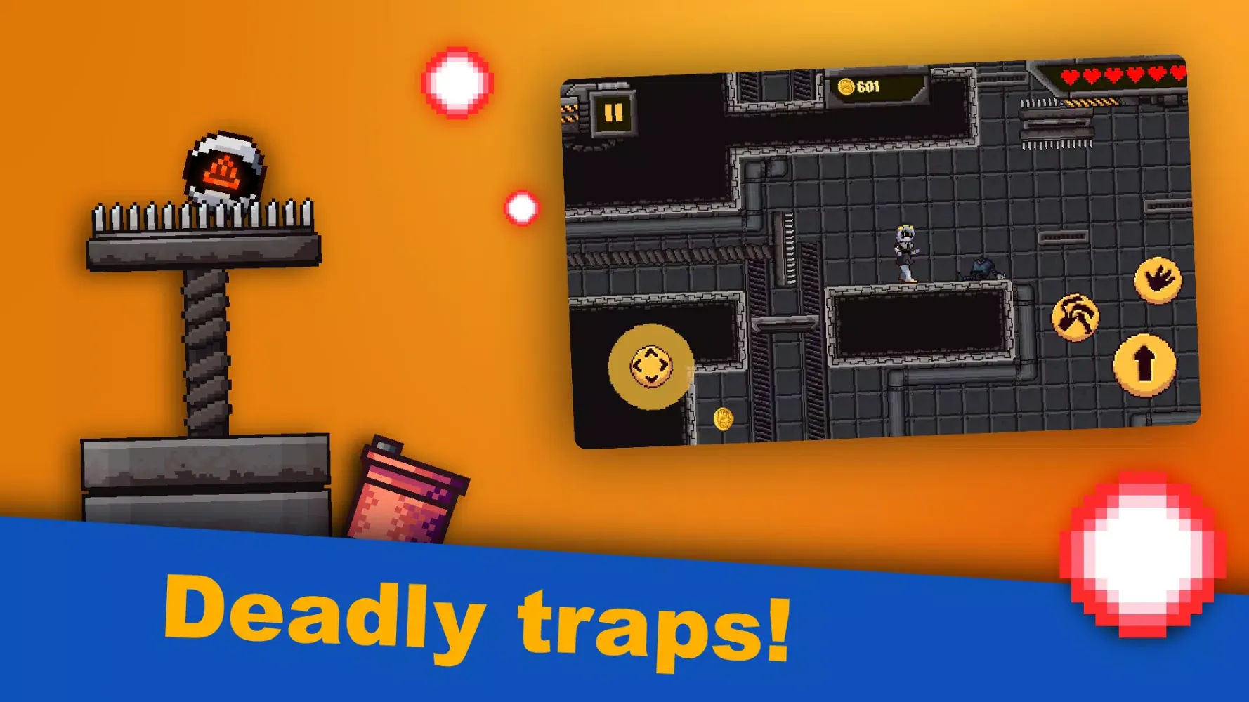 Screenshot di Murder Drones Endless Way 2D